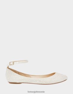 Betsey Johnson Women Ace Ivory Shoes X2J0V4132 Betsey Johnson Wedding Shoes