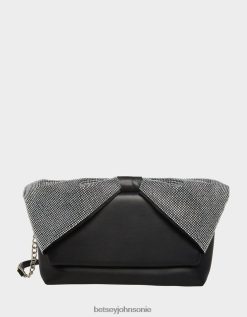 Betsey Johnson Women All The Bling Bow Handle Bag Black Accessories X2J0V4237 Betsey Johnson Wedding Shoes