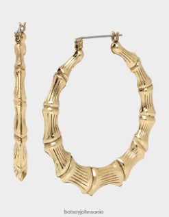 Betsey Johnson Women Bamboo Hoops Gold Jewelry X2J0V4319 Betsey Johnson Ireland