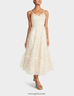 Betsey Johnson Women Beautiful Butterfly Maxi Dress Cream Clothing X2J0V4273 Betsey Johnson Wedding Shoes