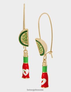Betsey Johnson Women Brunch Hot Sauce Earrings Red Jewelry X2J0V4349 Betsey Johnson Ireland