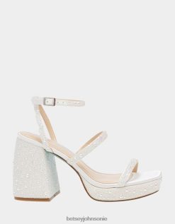 Betsey Johnson Women Denni Ivory Shoes X2J0V469 Betsey Johnson Wedding Shoes