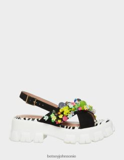 Betsey Johnson Women Frankee Black Multi Shoes X2J0V490 Betsey Johnson Wedding Shoes