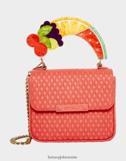 Betsey Johnson Women Fruity Handle Flap Bag Red Accessories X2J0V4214 Betsey Johnson Ireland