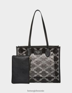 Betsey Johnson Women Glam Mesh Stone Tote Black Accessories X2J0V4253 Betsey Johnson Ireland