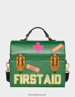Betsey Johnson Women Kitsch Playing Doctor Crossbody Green Accessories X2J0V4204 Betsey Johnson Wedding Shoes