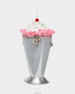 Betsey Johnson Women Kitsch Shake It Up Crossbody Silver Accessories X2J0V4211 Betsey Johnson Ireland