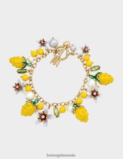 Betsey Johnson Women Lemon Drop Shaky Toggle Bracelet Yellow Jewelry X2J0V4316 Betsey Johnson Ireland