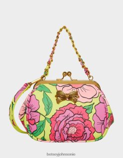 Betsey Johnson Women Lil' Nugget Kiss Lock Bag Floral Accessories X2J0V4236 Betsey Johnson Jewelry