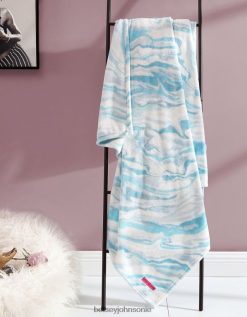 Betsey Johnson Women Marble Blue Throw Blanket Multi Accessories X2J0V4411 Betsey Johnson Wedding Shoes