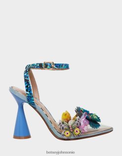 Betsey Johnson Women Nadya Blue Multi Shoes X2J0V442 Betsey Johnson Wedding Shoes