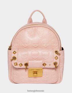 Betsey Johnson Women No Brainer Skull Mini Backpack Blush Accessories X2J0V4258 Betsey Johnson Wedding Shoes