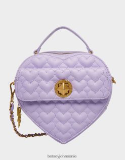 Betsey Johnson Women Oh My Heart Crossbody Lavender Accessories X2J0V4254 Betsey Johnson Jewelry