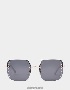 Betsey Johnson Women On The Edge Sunglasses Gold Accessories X2J0V4390 Betsey Johnson Wedding Shoes