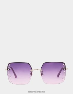 Betsey Johnson Women On The Edge Sunglasses Pink Accessories X2J0V4370 Betsey Johnson Ireland