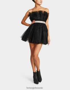 Betsey Johnson Women Showstopper Tulle Mini Dress Black Clothing X2J0V4289 Betsey Johnson Ireland