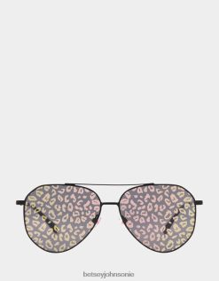 Betsey Johnson Women The Fine Print Sunglasses Black/Pink Accessories X2J0V4377 Betsey Johnson Jewelry