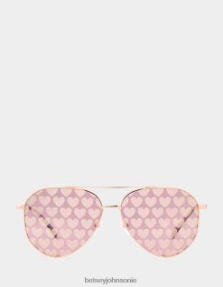 Betsey Johnson Women The Fine Print Sunglasses Gold Accessories X2J0V4374 Betsey Johnson Jewelry